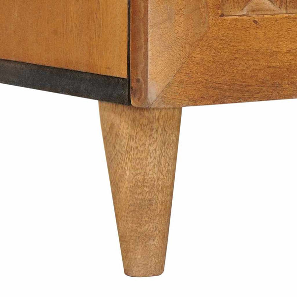 Wandmontierter Badezimmerschrank Hellbraun 62 cm