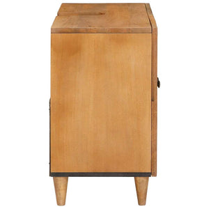 Wandmontierter Badezimmerschrank Hellbraun 62 cm