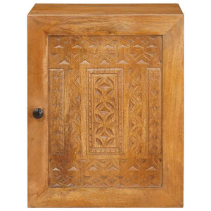 Hellbrauner Badezimmerschrank 38x33x48cm