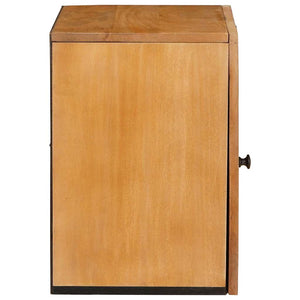 Hellbrauner Badezimmerschrank 38x33x48cm