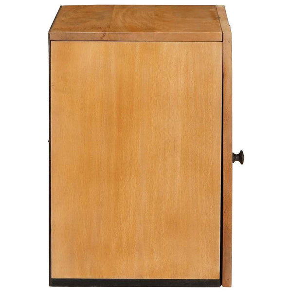 Hellbrauner Badezimmerschrank 38x33x48cm