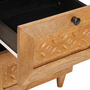 vidaXL Sideboard with Drawers Light Brown 33.5 x 40 x 75 cm