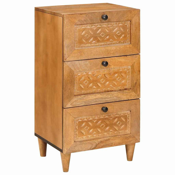 vidaXL Sideboard with Drawers Light Brown 33.5 x 40 x 75 cm