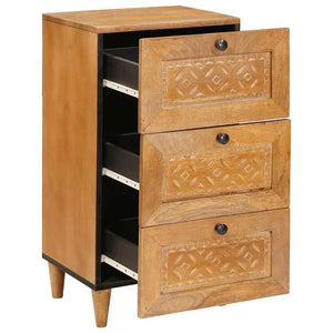 vidaXL Sideboard with Drawers Light Brown 33.5 x 40 x 75 cm