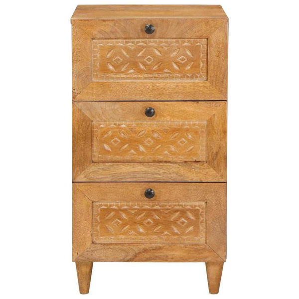 vidaXL Sideboard with Drawers Light Brown 33.5 x 40 x 75 cm