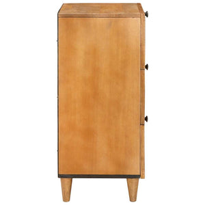 vidaXL Sideboard with Drawers Light Brown 33.5 x 40 x 75 cm