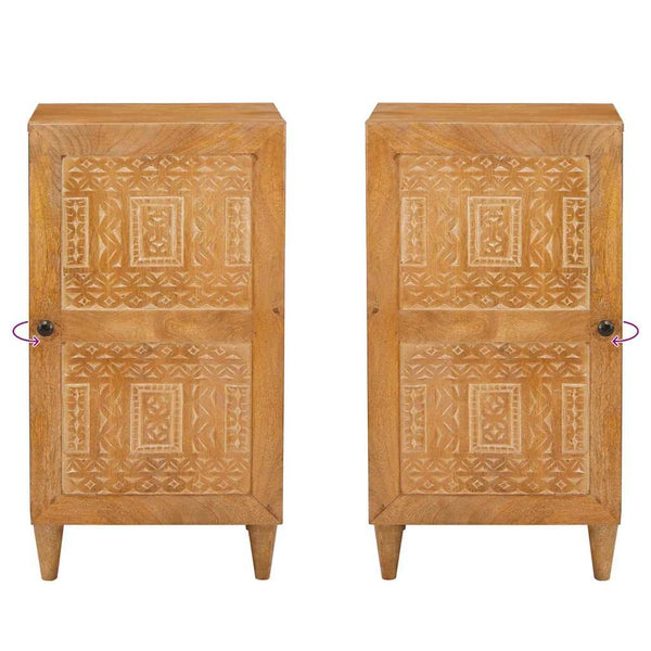 Hellbraunes Sideboard 33,5x40x75 cm