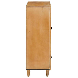 Massivholz Highboard Hellbraun Mango 60x33x100cm