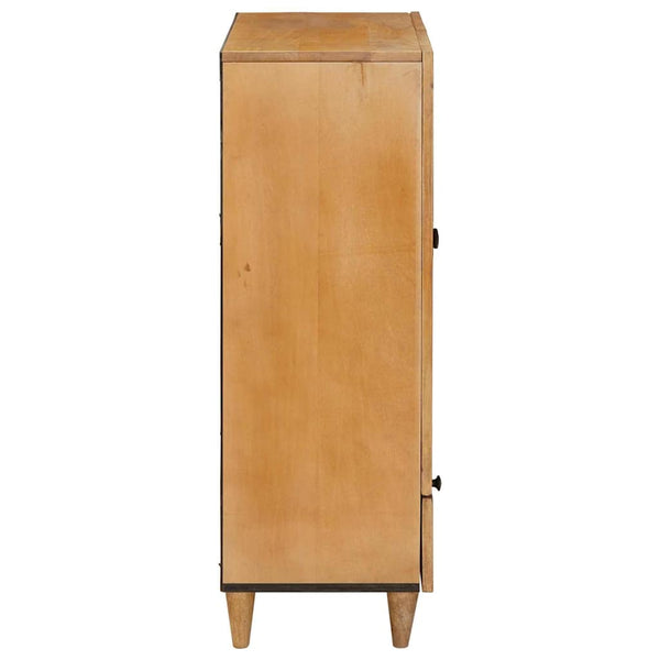 Massivholz Highboard Hellbraun Mango 60x33x100cm