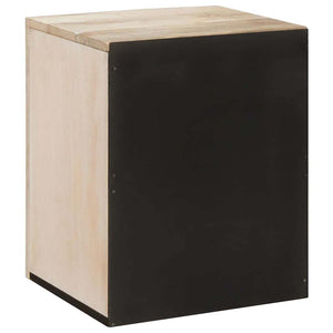 vidaXL Meuble bas de salle de bain avec porte Blanc 38 x 33 x 48 cm Bois d'ingénierie