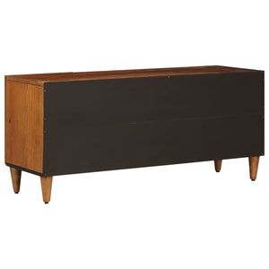 TV-Schrank Walnuss Massivholz Mango 105cm