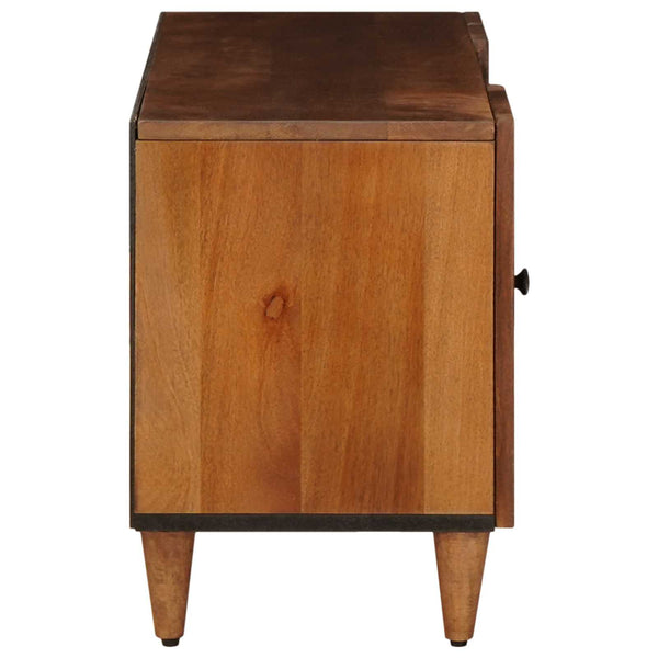 TV-Schrank Walnuss Massivholz Mango 105cm