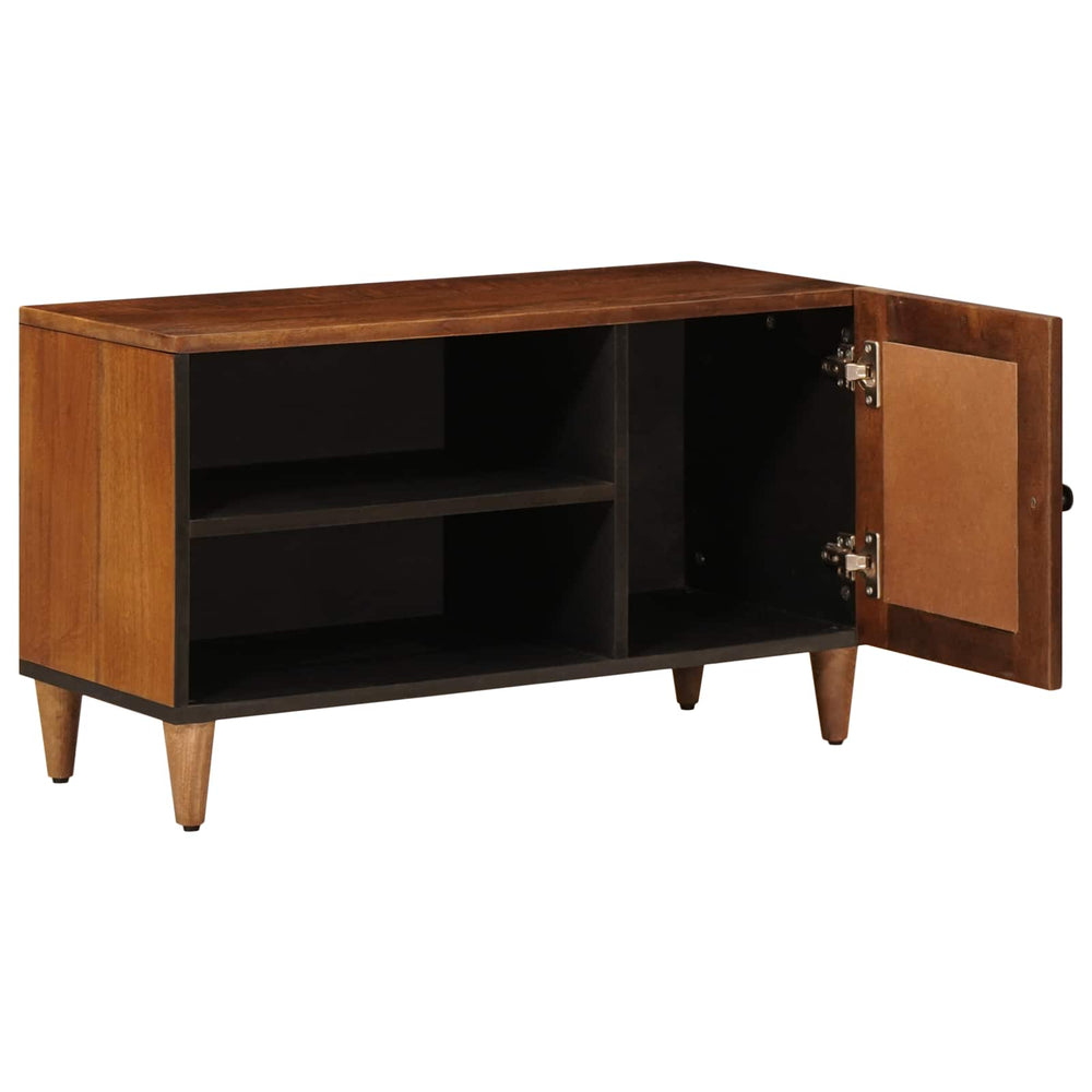 TV-Schrank Walnuss Mango Massivholz 80cm