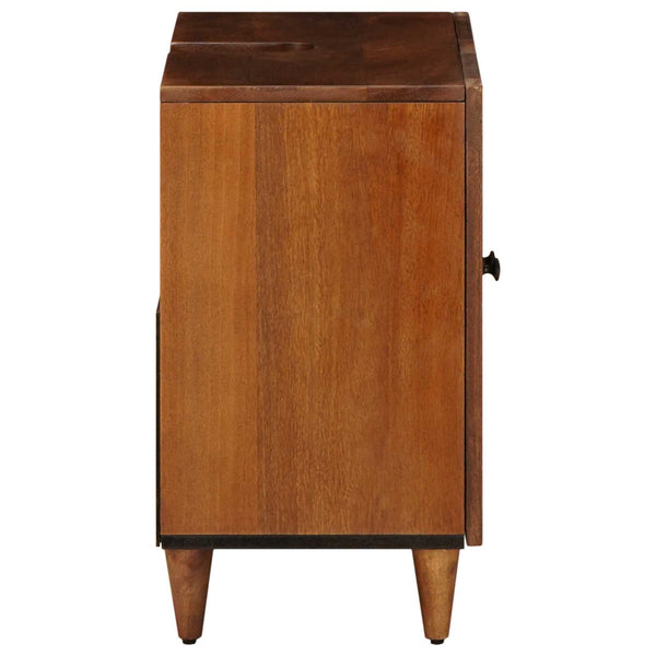 Waschbeckenschrank Walnuss mit Tür