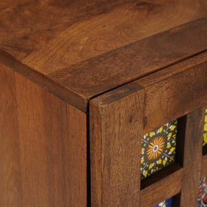 Hängender Badezimmerschrank Walnuss 38x33x48cm