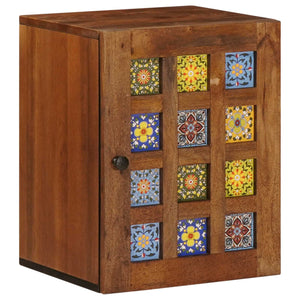 Hängender Badezimmerschrank Walnuss 38x33x48cm