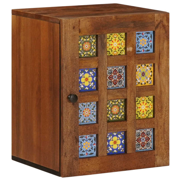Hängender Badezimmerschrank Walnuss 38x33x48cm