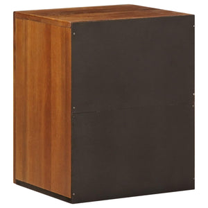Hängender Badezimmerschrank Walnuss 38x33x48cm