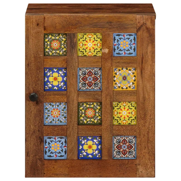 Hängender Badezimmerschrank Walnuss 38x33x48cm