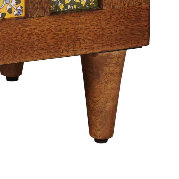 Badezimmerschrank Walnuss mit Tür 38x33x58 cm