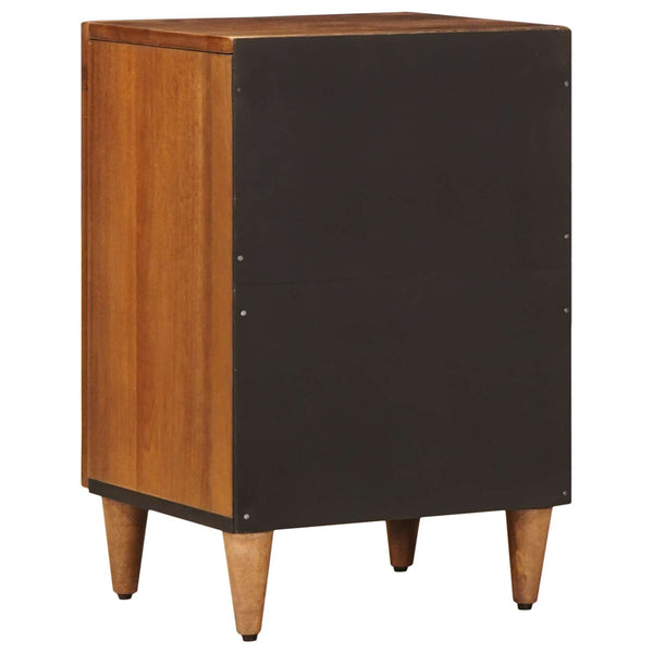 Badezimmerschrank Walnuss mit Tür 38x33x58 cm
