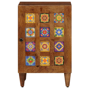 Badezimmerschrank Walnuss mit Tür 38x33x58 cm
