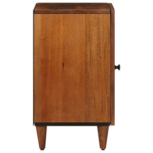 Badezimmerschrank Walnuss mit Tür 38x33x58 cm