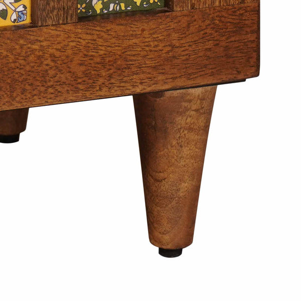 Sideboard Walnuss Mango Massivholz 40x33x75cm