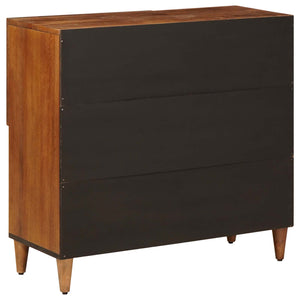 Walnuss Sideboard Mango Massivholz 80cm