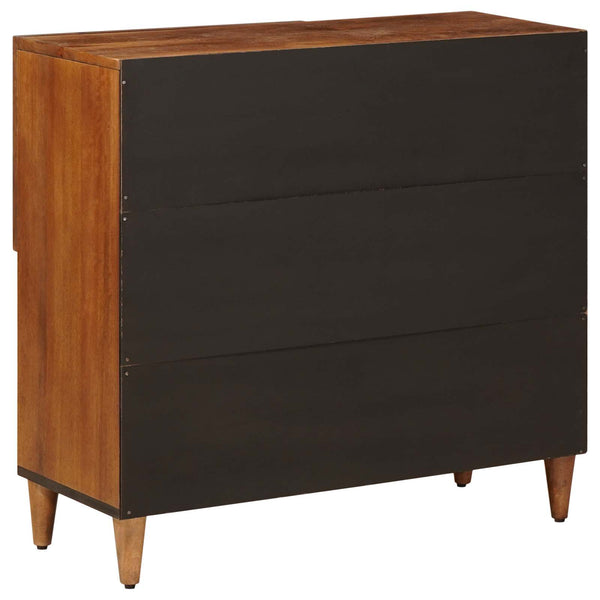 Walnuss Sideboard Mango Massivholz 80cm