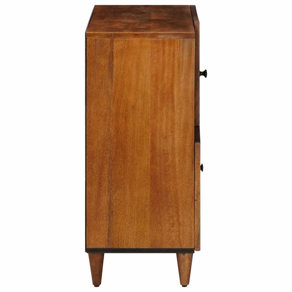 Walnuss Sideboard Mango Massivholz 80cm
