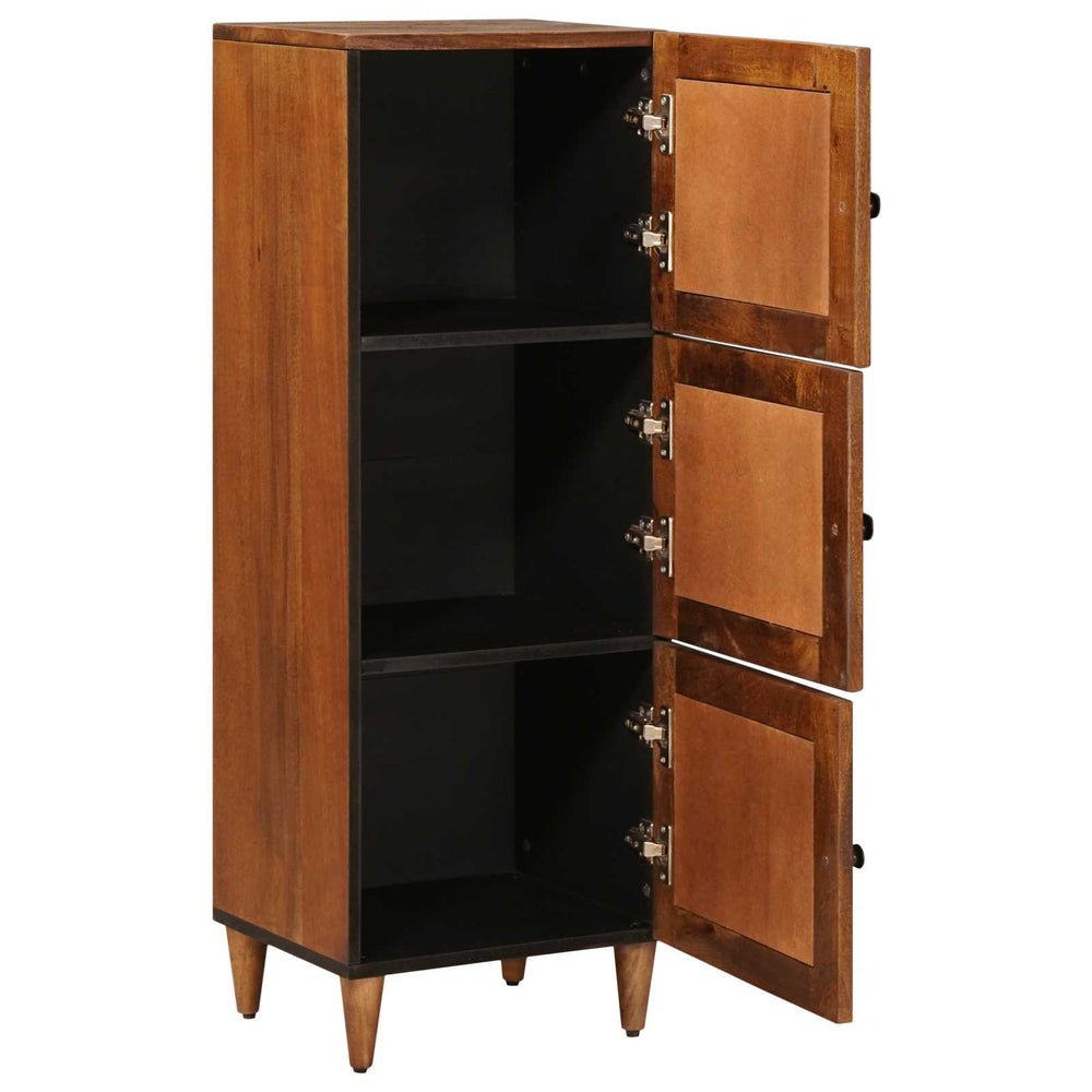 Highboard Walnuss Mango Massivholz 110 cm