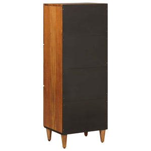 Highboard Walnuss Mango Massivholz 110 cm