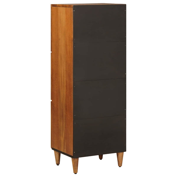 Highboard Walnuss Mango Massivholz 110 cm