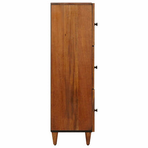 Highboard Walnuss Mango Massivholz 110 cm