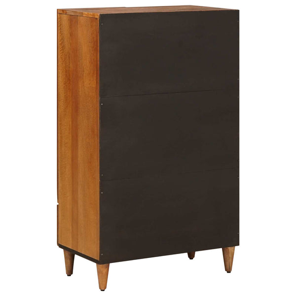 Highboard Walnuss Massivholz Mango 60x100 cm