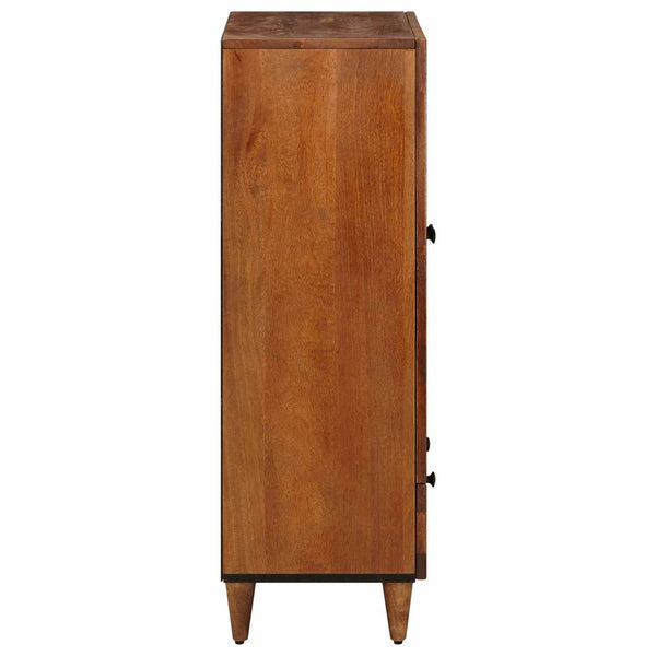 Highboard Walnuss Massivholz Mango 60x100 cm