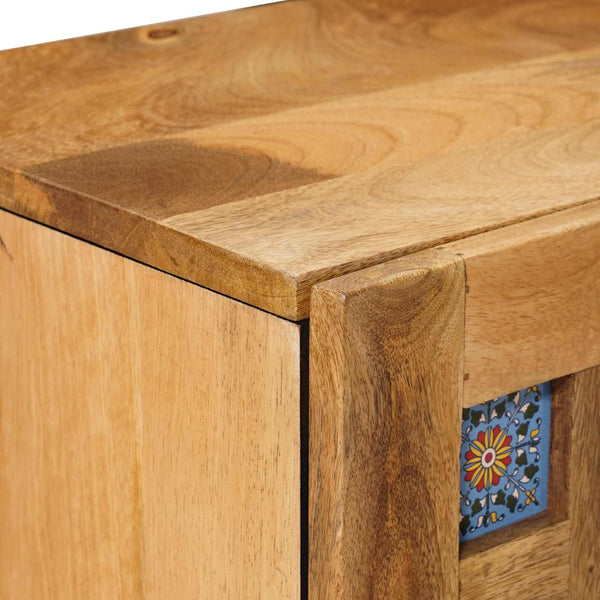 Nachttisch Mango Massivholz 40x33,5x46 cm