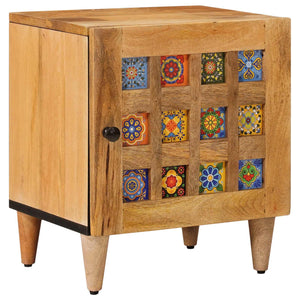 Nachttisch Mango Massivholz 40x33,5x46 cm