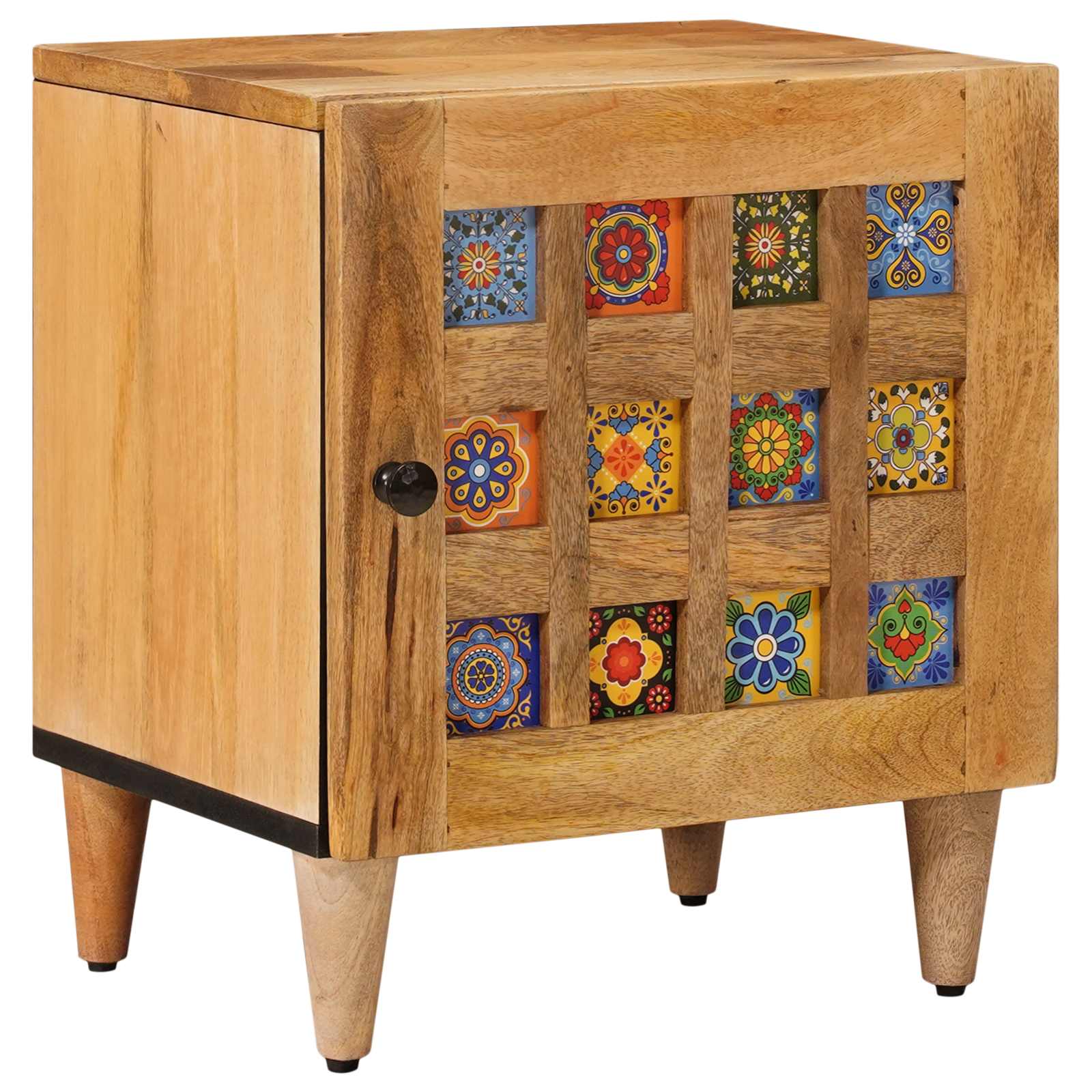 Nachttisch Mango Massivholz 40x33,5x46 cm