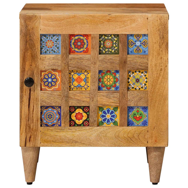 Nachttisch Mango Massivholz 40x33,5x46 cm