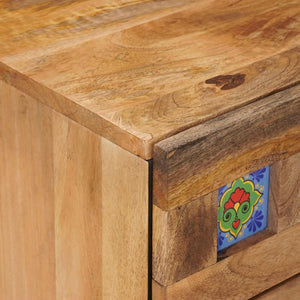 Nachttisch Mango Massivholz 50x33x62 cm