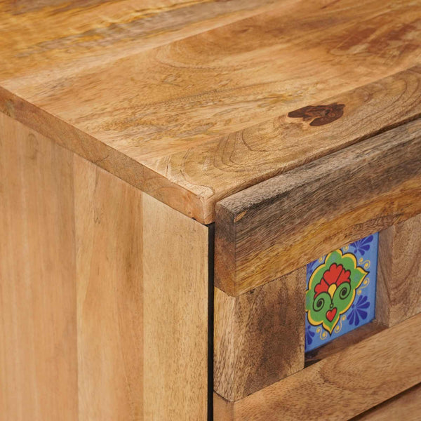 Nachttisch Mango Massivholz 50x33x62 cm