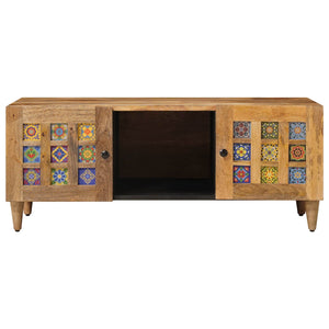 Massiver Mango Couchtisch Natur 100cm