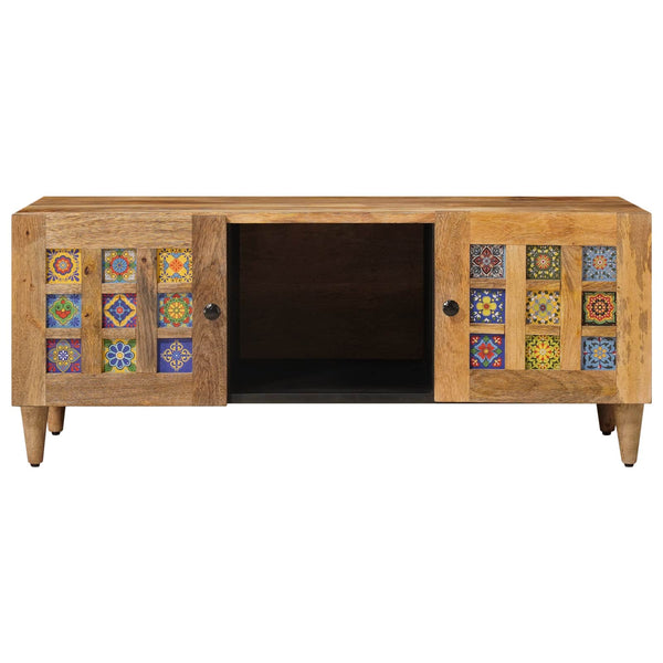 Massiver Mango Couchtisch Natur 100cm