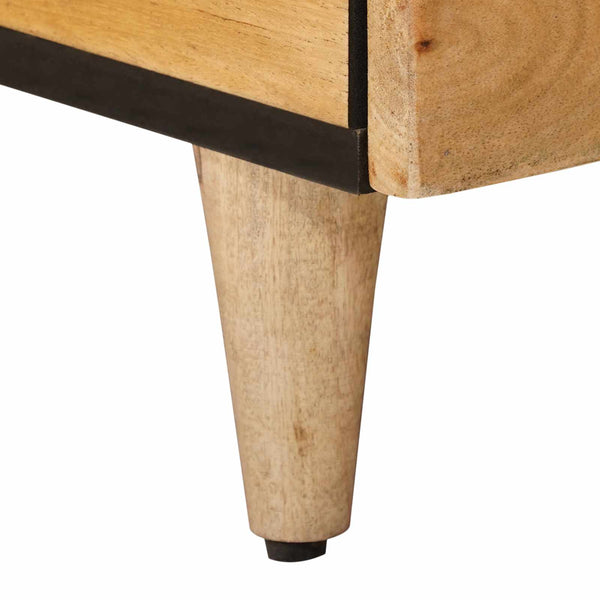 Massivholz Mango Couchtisch, 80 cm