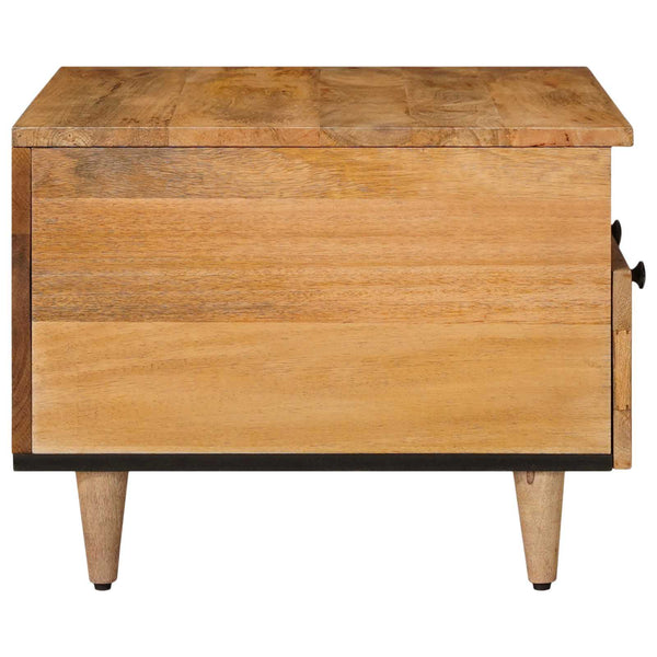 Massivholz Mango Couchtisch, 80 cm