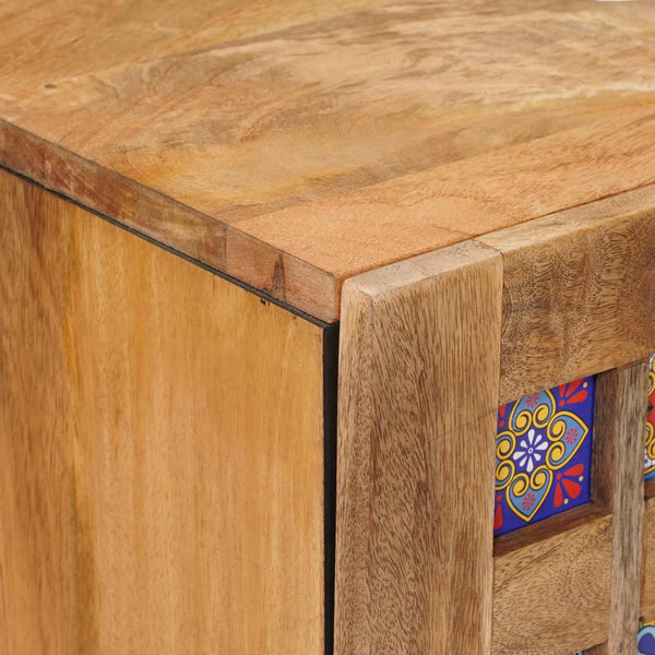 Waschbeckenschrank Mango Massivholz 62 cm