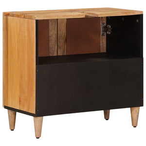 Waschbeckenschrank Mango Massivholz 62 cm