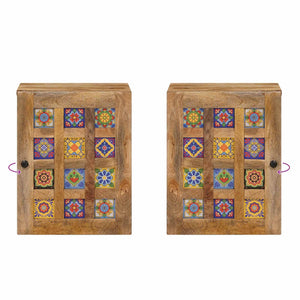 Hängender Badezimmerschrank Mango Massivholz